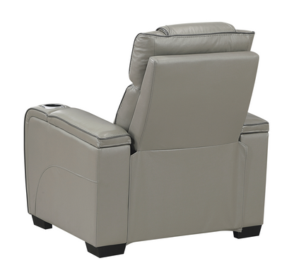 JONAH GREY LT MASSAGE RECLINER