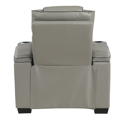 JONAH GREY LT MASSAGE RECLINER