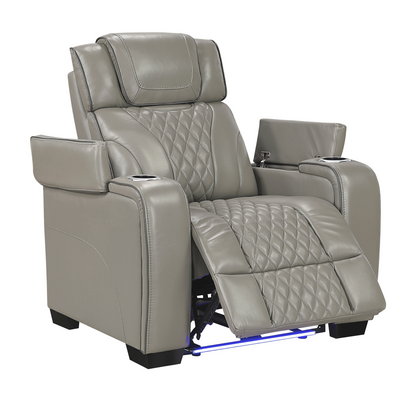 JONAH GREY LT MASSAGE RECLINER