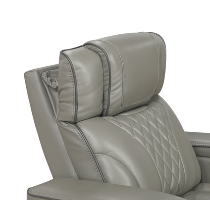 JONAH GREY LT MASSAGE RECLINER