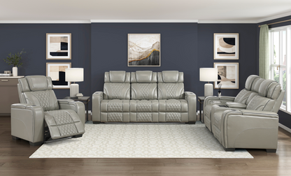 JONAH GREY LT MASSAGE RECLINER