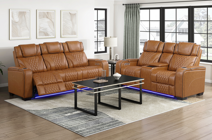 JONAH BROWN LT MASSAGE LOVESEAT