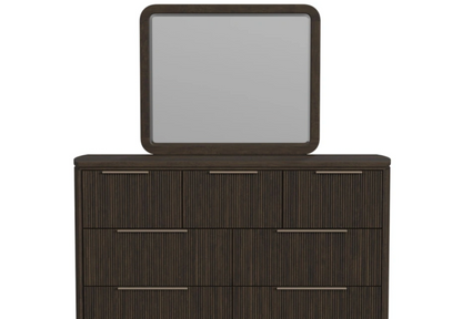 SYLVIA DARK BROWN MIRROR