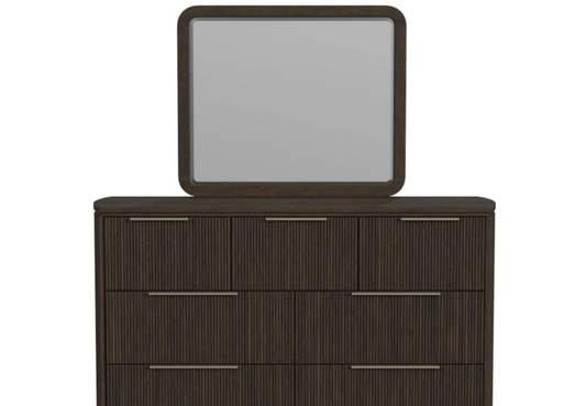 SYLVIA DARK BROWN MIRROR