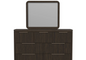 SYLVIA DARK BROWN MIRROR