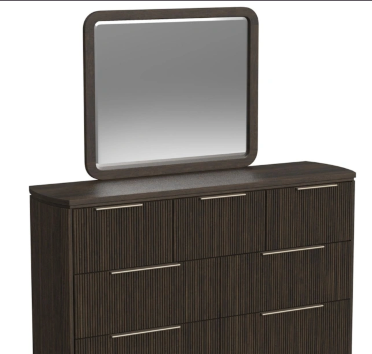 SYLVIA DARK BROWN MIRROR
