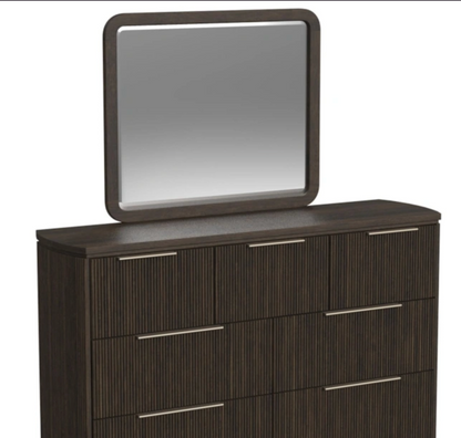 SYLVIA DARK BROWN MIRROR