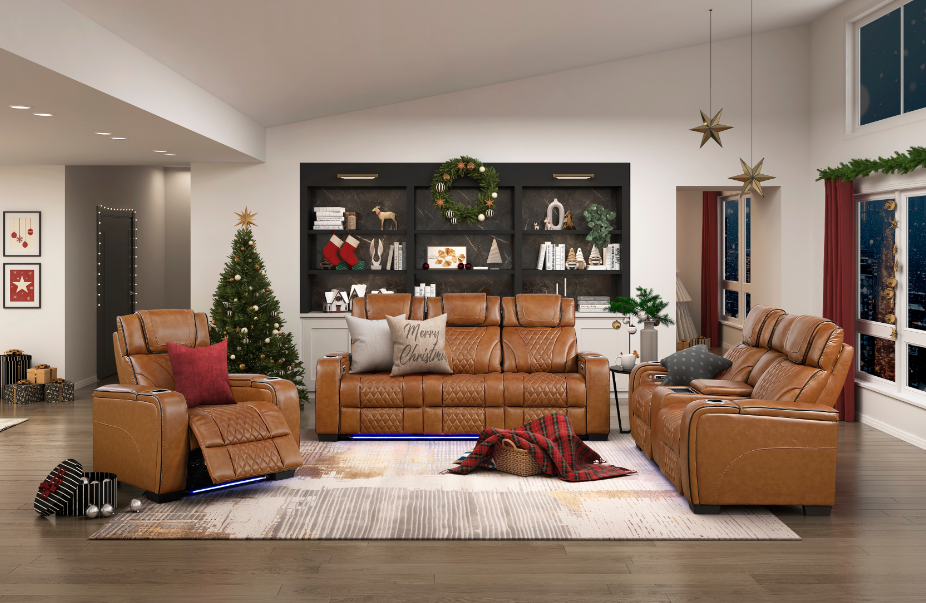 JONAH BROWN LT MASSAGE SOFA