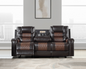 LANDRY BROWN RECLINING SOFA