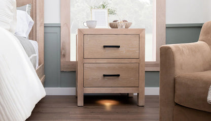 EMBER 2 DRAWER NIGHSTAND