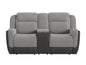 HARRY RANCHO GREY GLIDER LOVESEAT