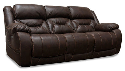 HAILEY CHOCOLATE PWR SOFA