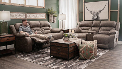 Hailey Taupe Sofa & Loveseat