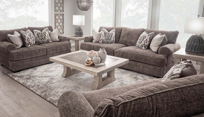 Memphis Chocolate Sofa & Loveseat