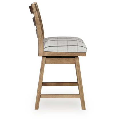 RACHEL UPH SWIVEL BARSTOOL