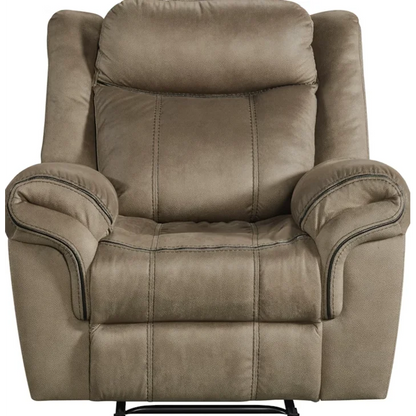 SERENA BROWN GLIDER RECLINER