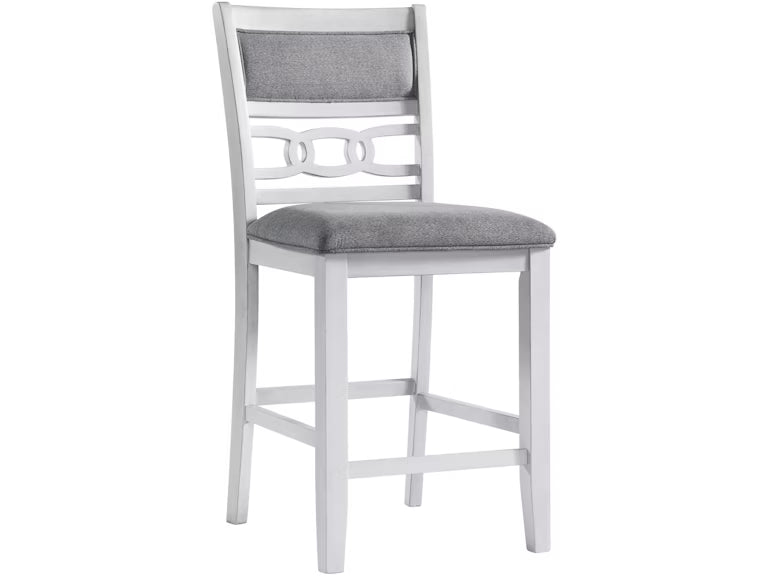 AMBER COUNTER SIDE CHAIR WHITE