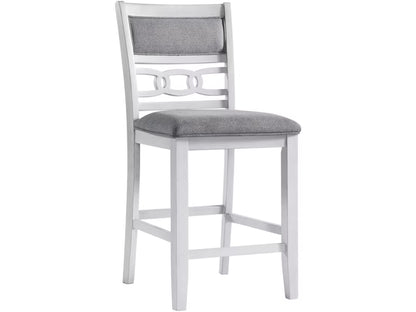 AMBER COUNTER SIDE CHAIR WHITE