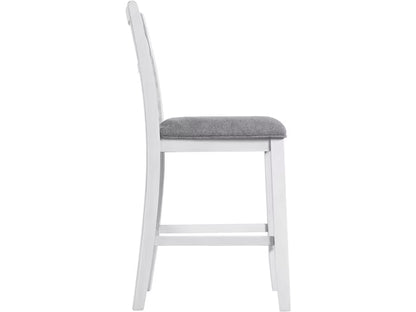 Amber Counter White 5pc Dining Set