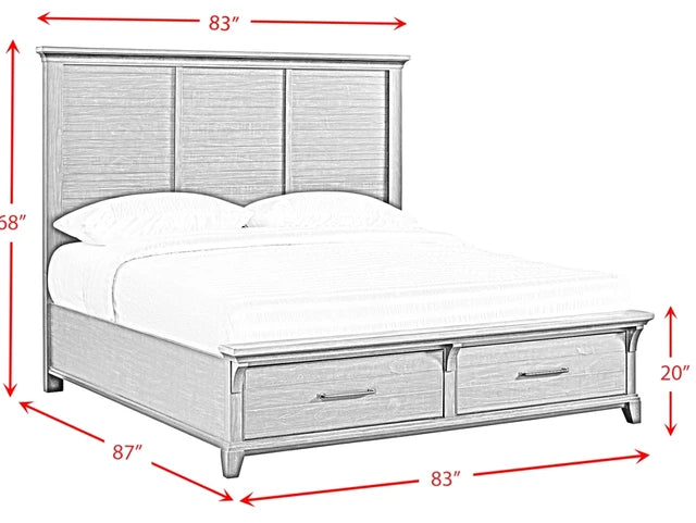 Monaco King Bed