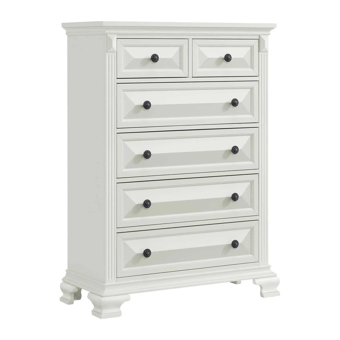 BRIANNA 6-DRAWER CHEST WHITE