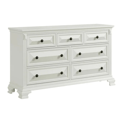 BRIANNA 7-DRAWER DRESSER WHITE