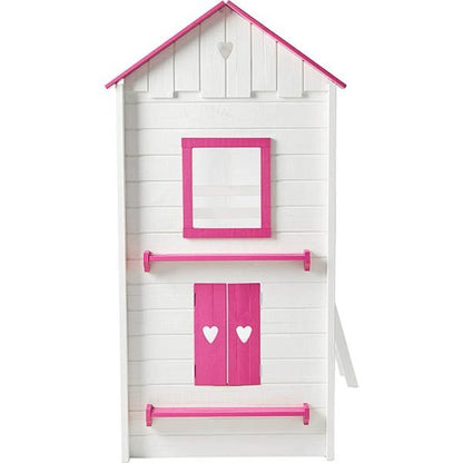 CORA WH/PINK HSE BUNK BED 1 OF 4