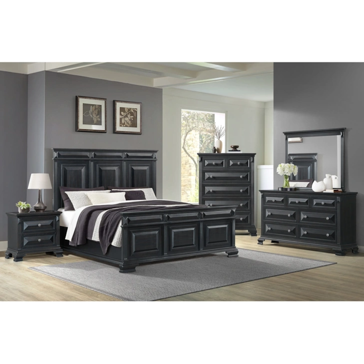 BRIANNA 7-DRAWER DRESSER BLACK