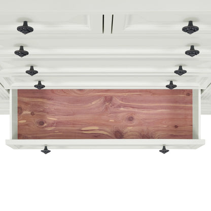 BRIANNA 6-DRAWER CHEST WHITE