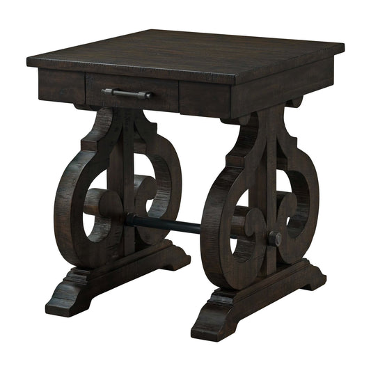 STONE SQUARE SIDE TABLE