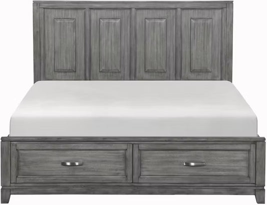 GRAHAM GREY KING HEADBOARD 1/3