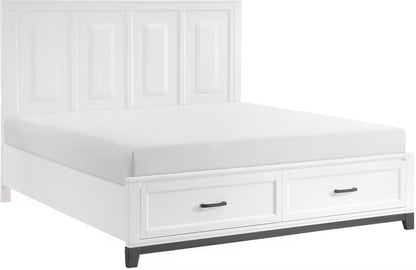 GRAHAM WHITE KING BED