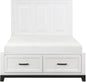 GRAHAM WHITE FULL HEADBOARD 1/3