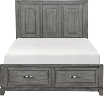 GRAHAM GREY QUEEN BED