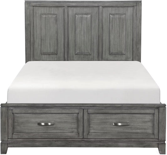 GRAHAM GREY QUEEN HEADBOARD 1/3