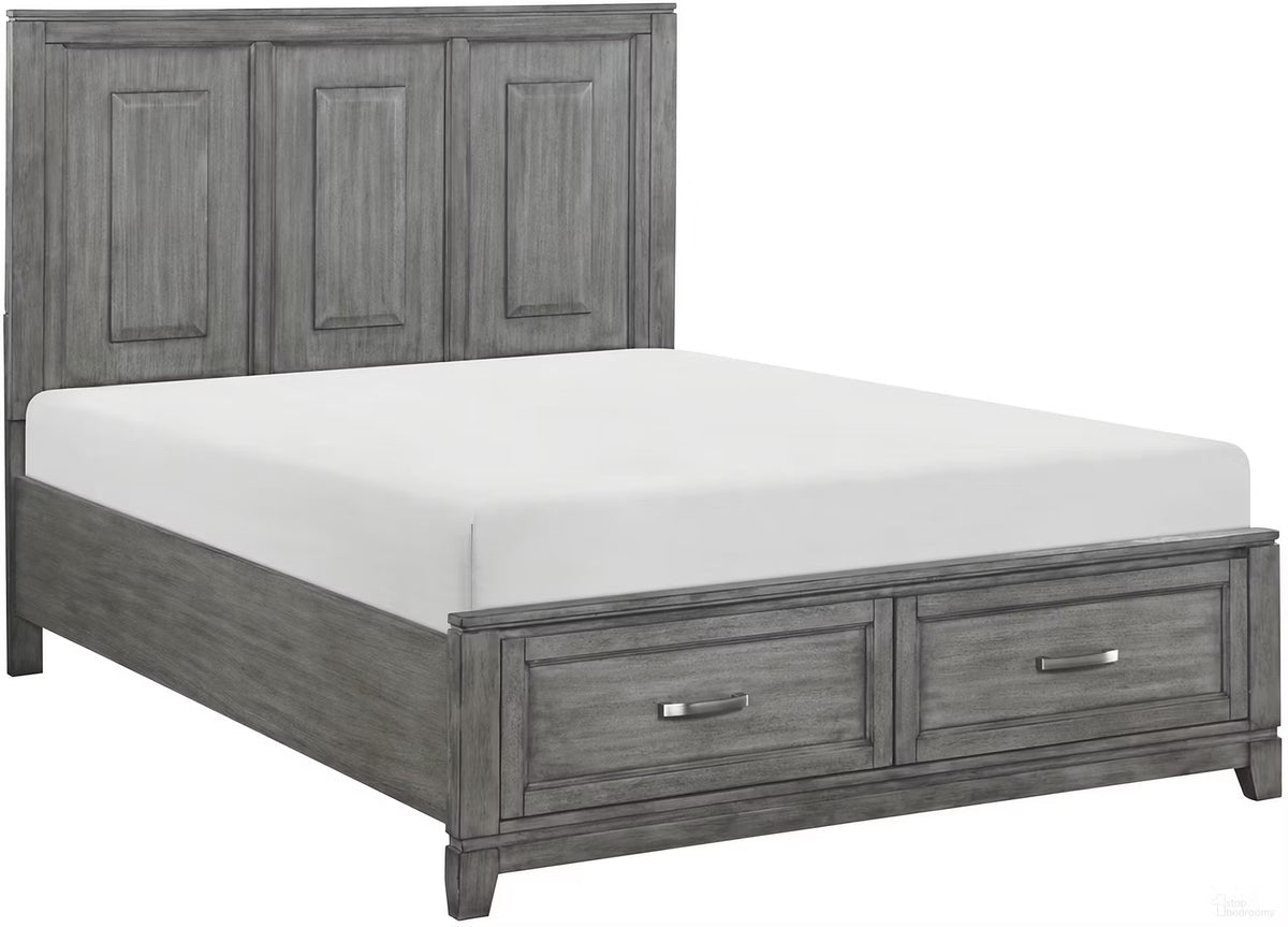 GRAHAM GREY QUEEN BED