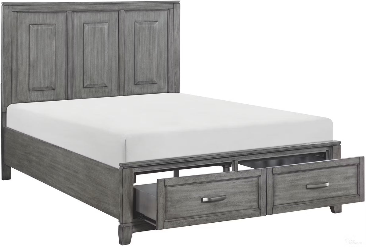 GRAHAM GREY QUEEN BED