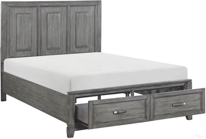 GRAHAM GREY QUEEN BED