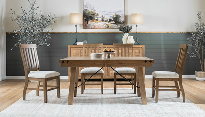 Dixie Light Hickory 5pc Dining Set