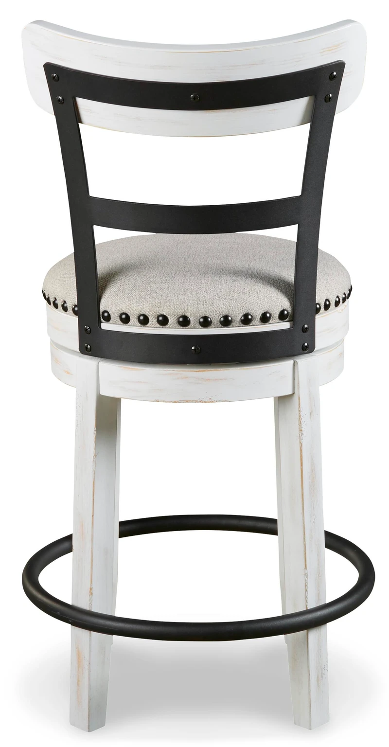 VICKIE WHITE 24" BARSTOOL