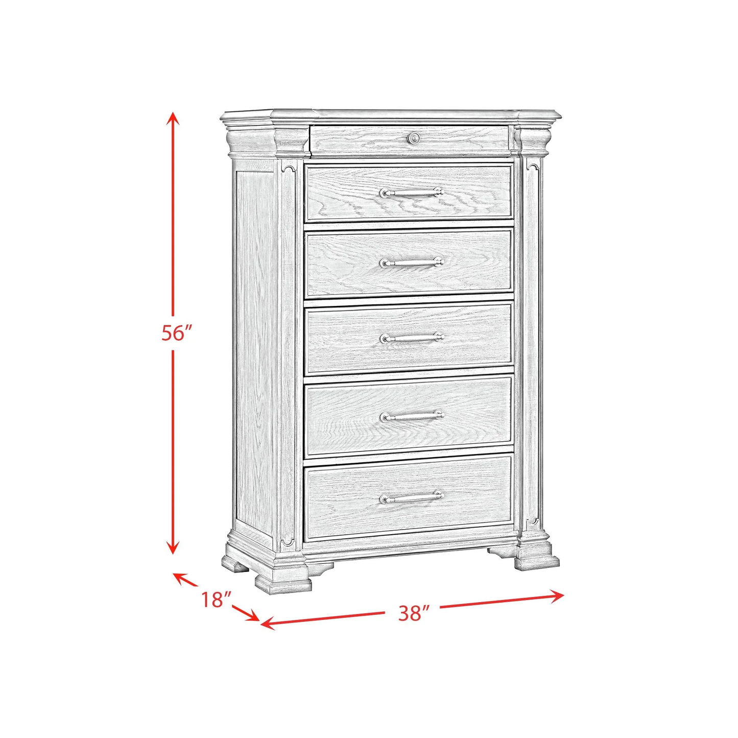 KINGSTON GREY CHEST