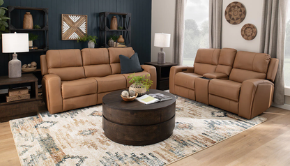 Declan Saddle Sofa & Loveseat