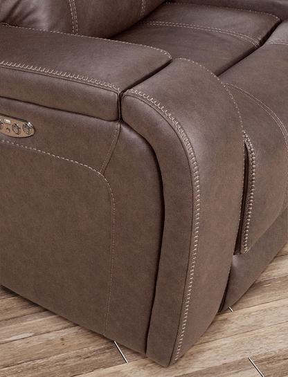 Nadia Walnut Sofa & Loveseat