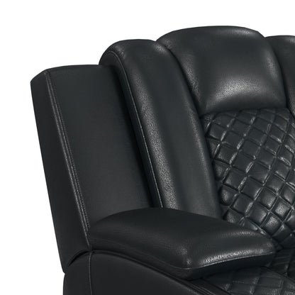 CARLY PEBBLE BLACK SOFA