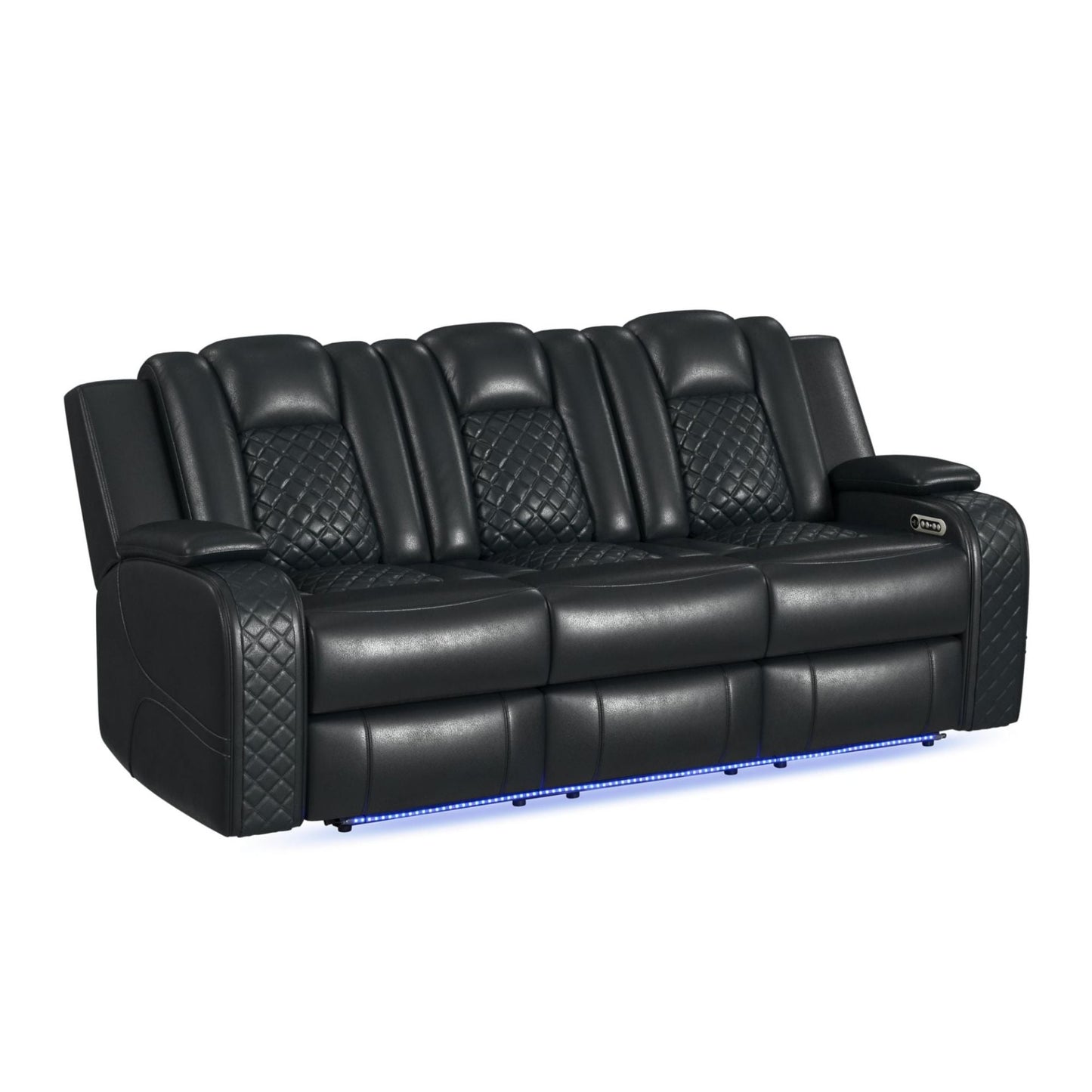 CARLY PEBBLE BLACK SOFA