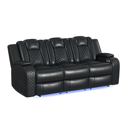CARLY PEBBLE BLACK SOFA