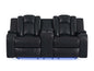 CARLY PEBBLE BLACK LOVESEAT