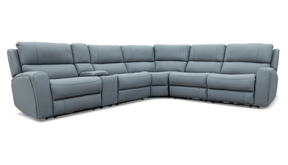 Grayson Blue/Grey 6pc. Sectional