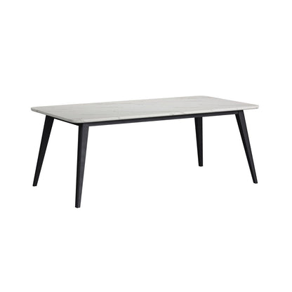 MARY DINING TABLE BLACK MARBLE TOP