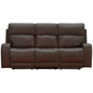 NADIA WALNUT PWR RECLINING SOFA